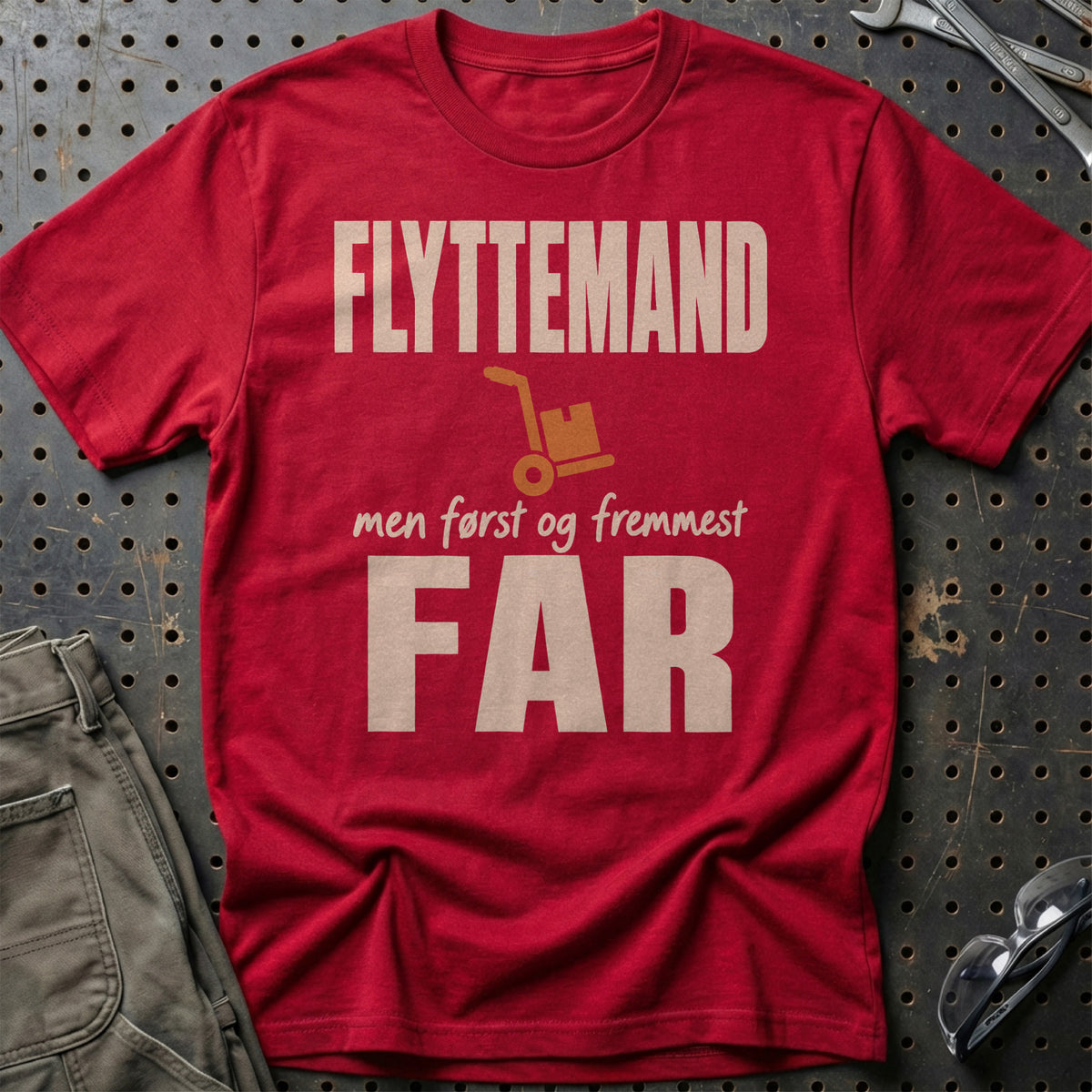 
Produktbillede af Flyttemand – Men Først Og Fremmest Far T-Shirt