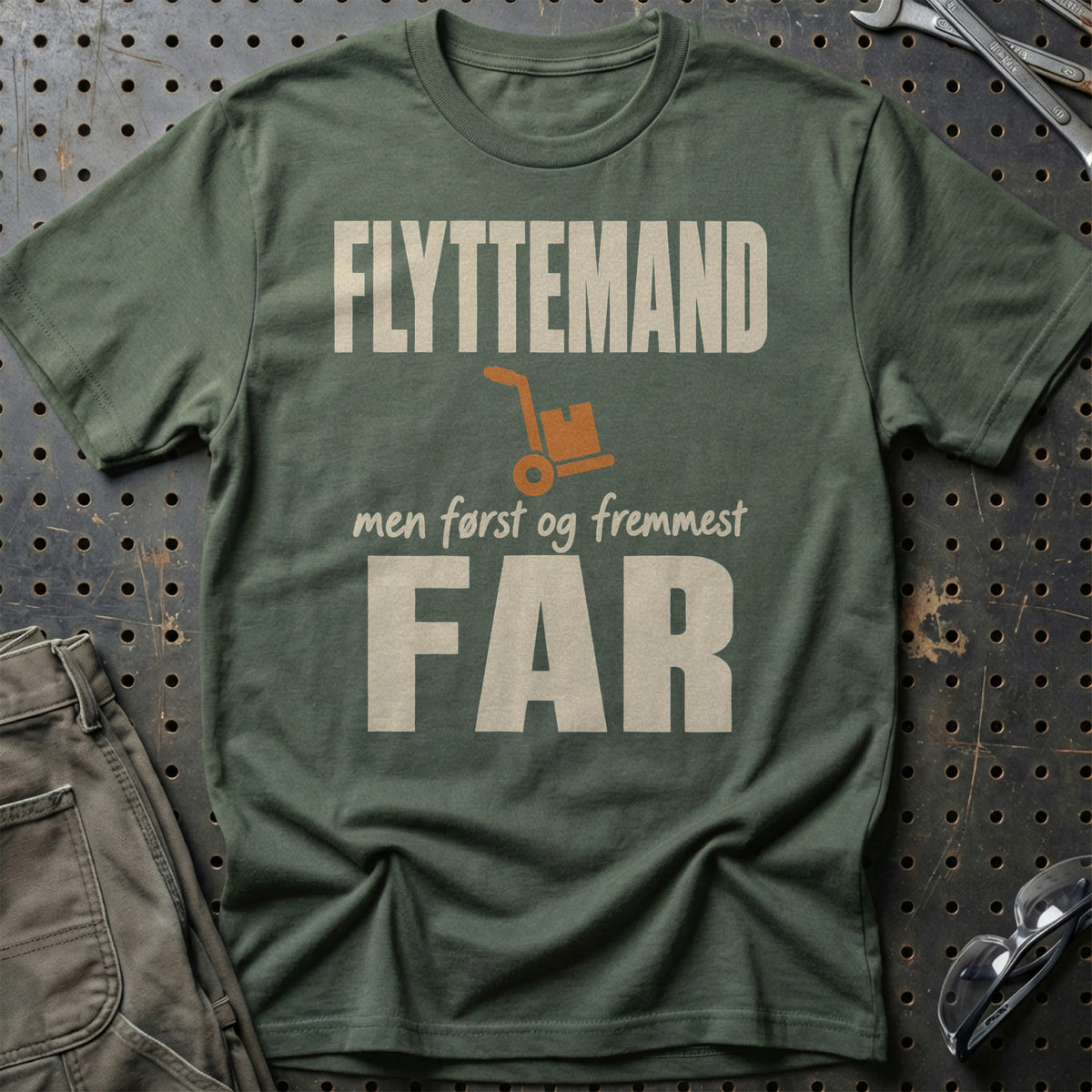 
Produktbillede af Flyttemand – Men Først Og Fremmest Far T-Shirt