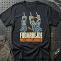 
Fodarbejde med omdrejninger – Unisex T-Shirt – Sort