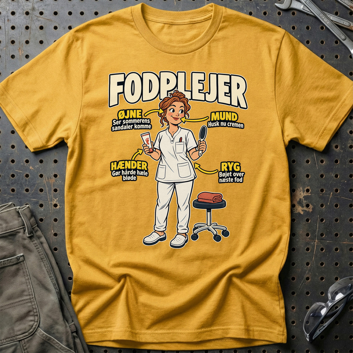 
Produktbillede af Fodplejer – Anatomi T-Shirt