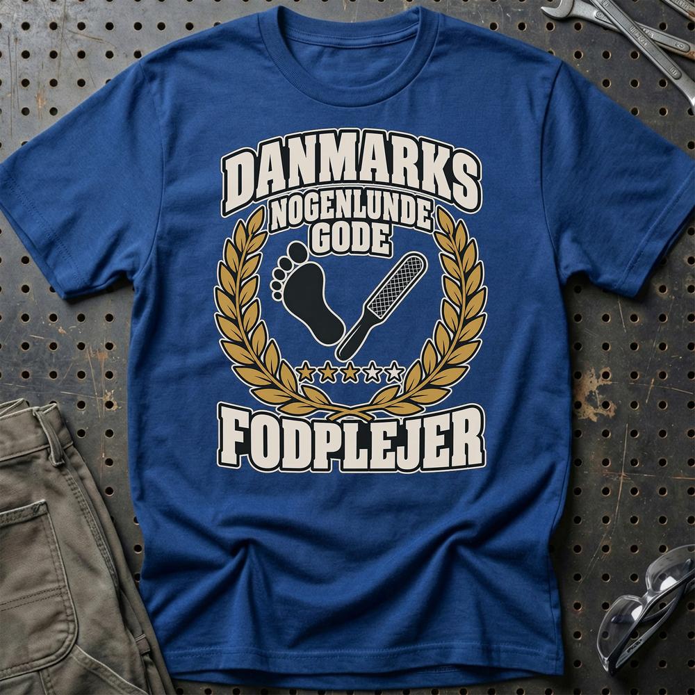
Produktbillede af Fodplejer – Danmarks Nogenlunde Gode T-Shirt