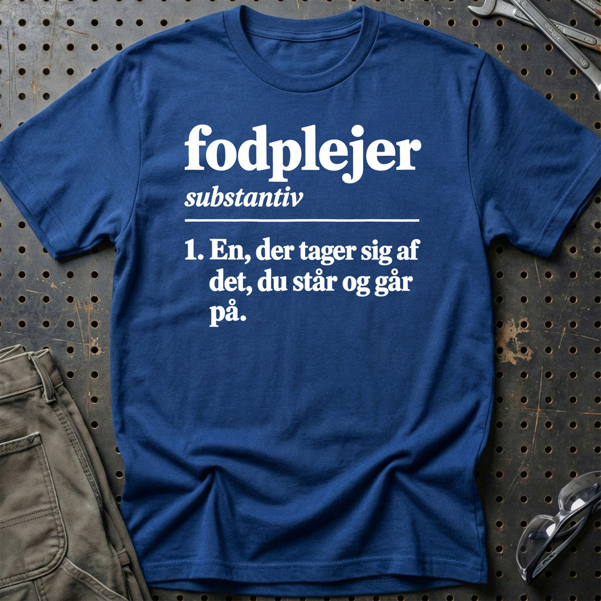 
Fodplejer – Definition T-Shirt – Blå Royal