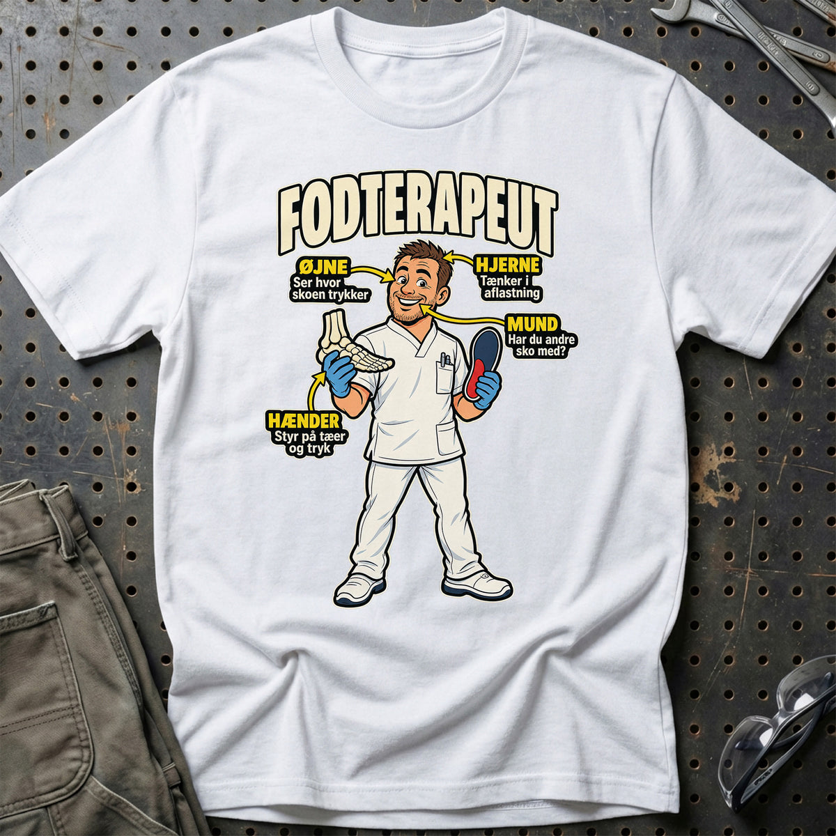 
Produktbillede af Fodterapeut – Anatomi T-Shirt