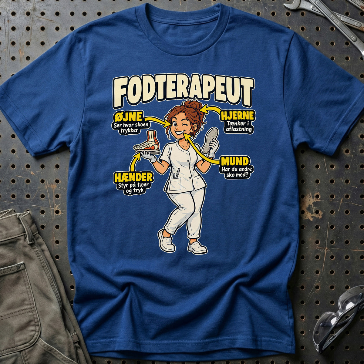 
Produktbillede af Fodterapeut – Anatomi T-Shirt