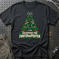 
Fodterapeut – Julehygge – Unisex T-Shirt – Sort