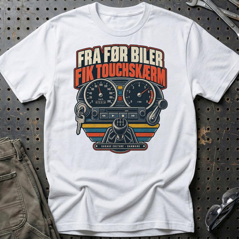 
Produktbillede af Før Biler Fik Touchskærm T-Shirt