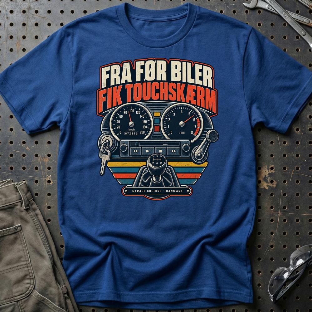 
Produktbillede af Før Biler Fik Touchskærm T-Shirt