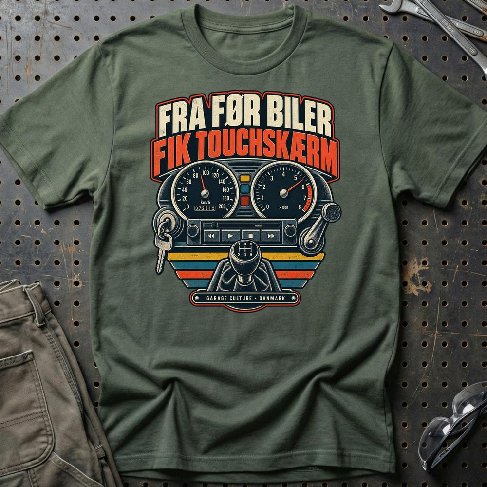 
Produktbillede af Før Biler Fik Touchskærm T-Shirt