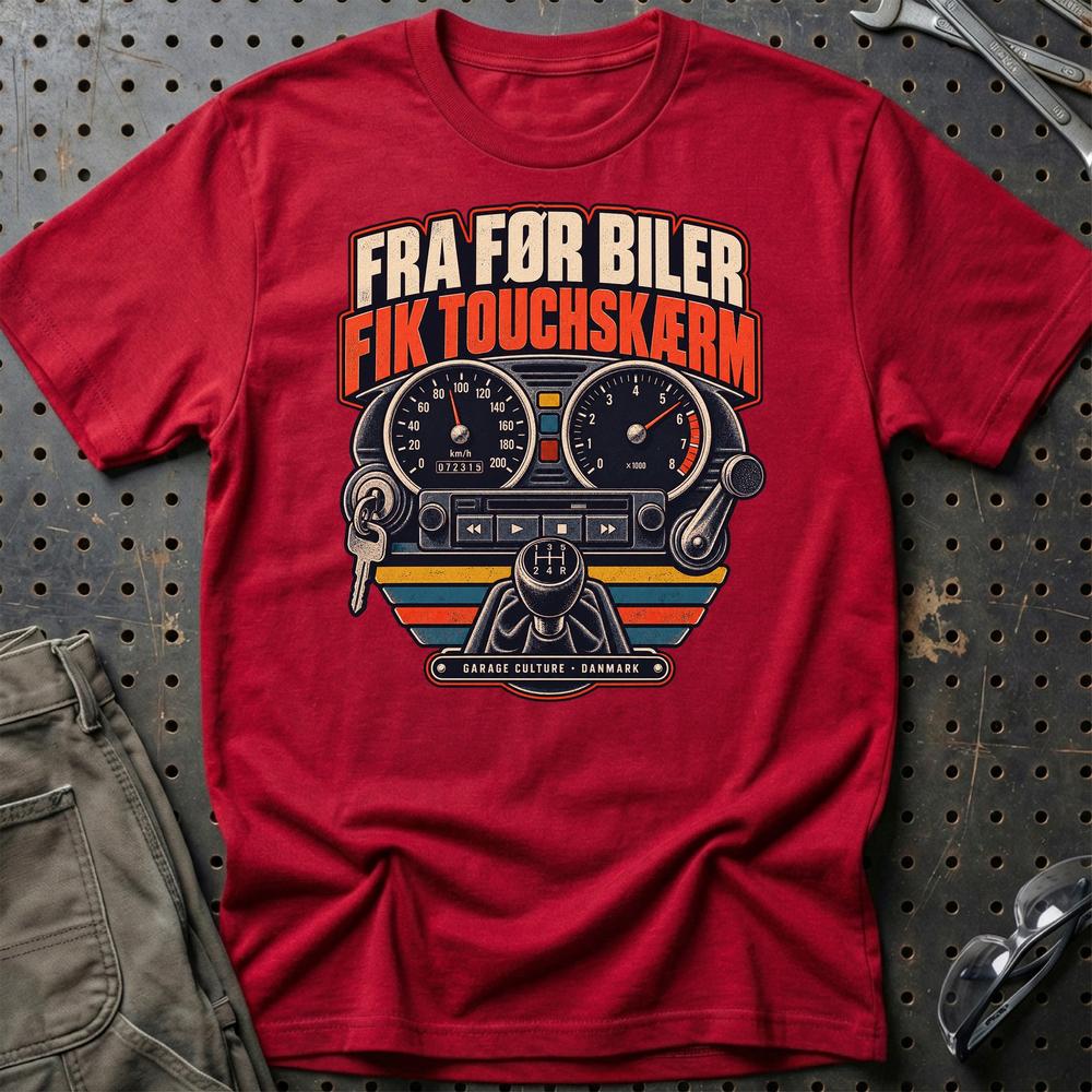 
Produktbillede af Før Biler Fik Touchskærm T-Shirt
