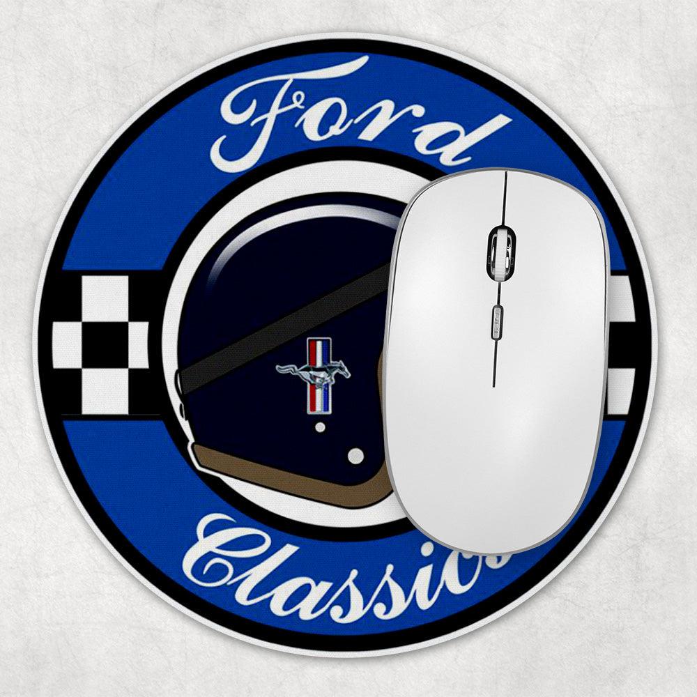 Ford Classics Runde Skilte , Musemåtte Rundt , Kop Underlag, Underlagssæt-Runde Skilte-Ford-Garage Culture Shop- garage - man cave - merchandise