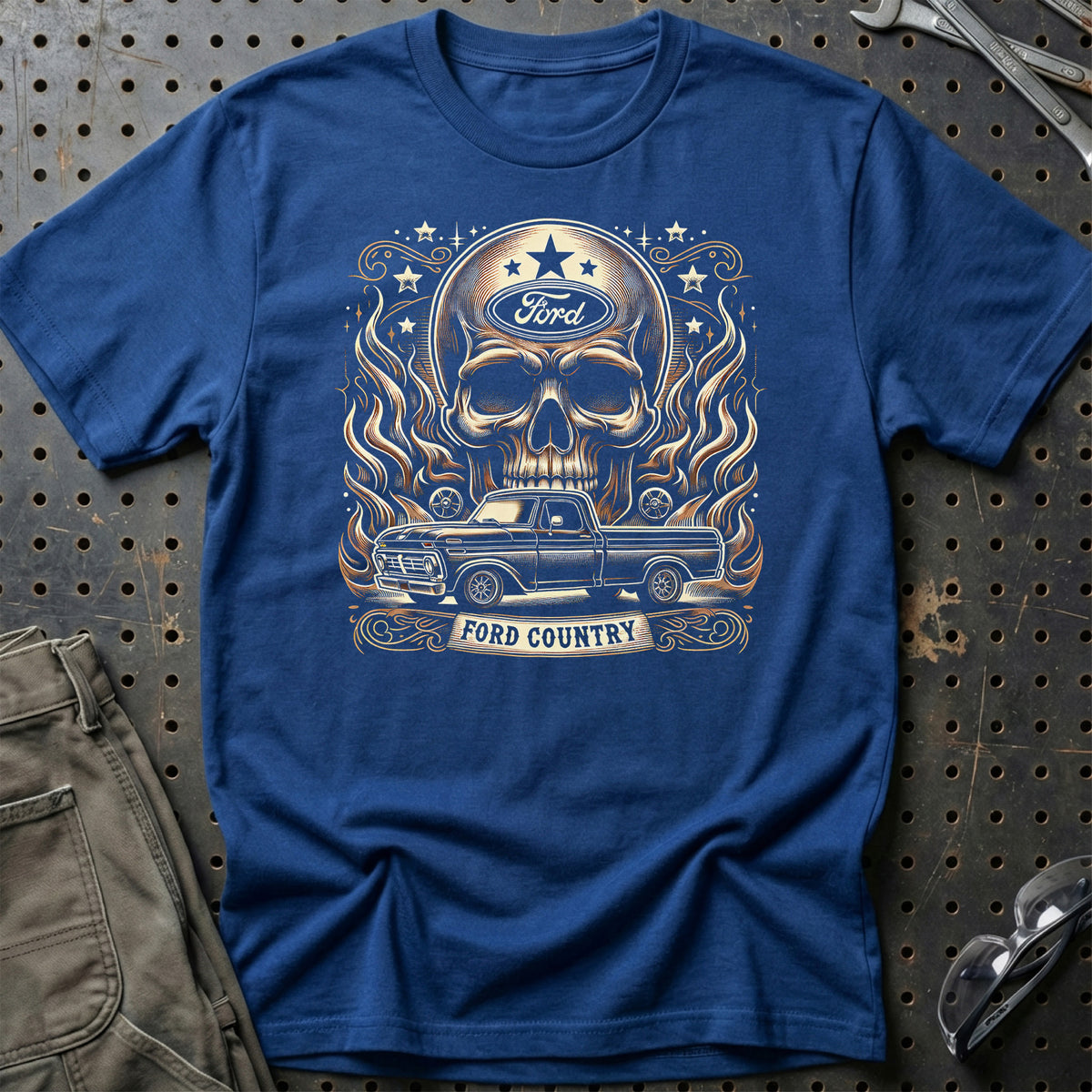 
Ford F - Ford Country T-Shirt – Blå Royal