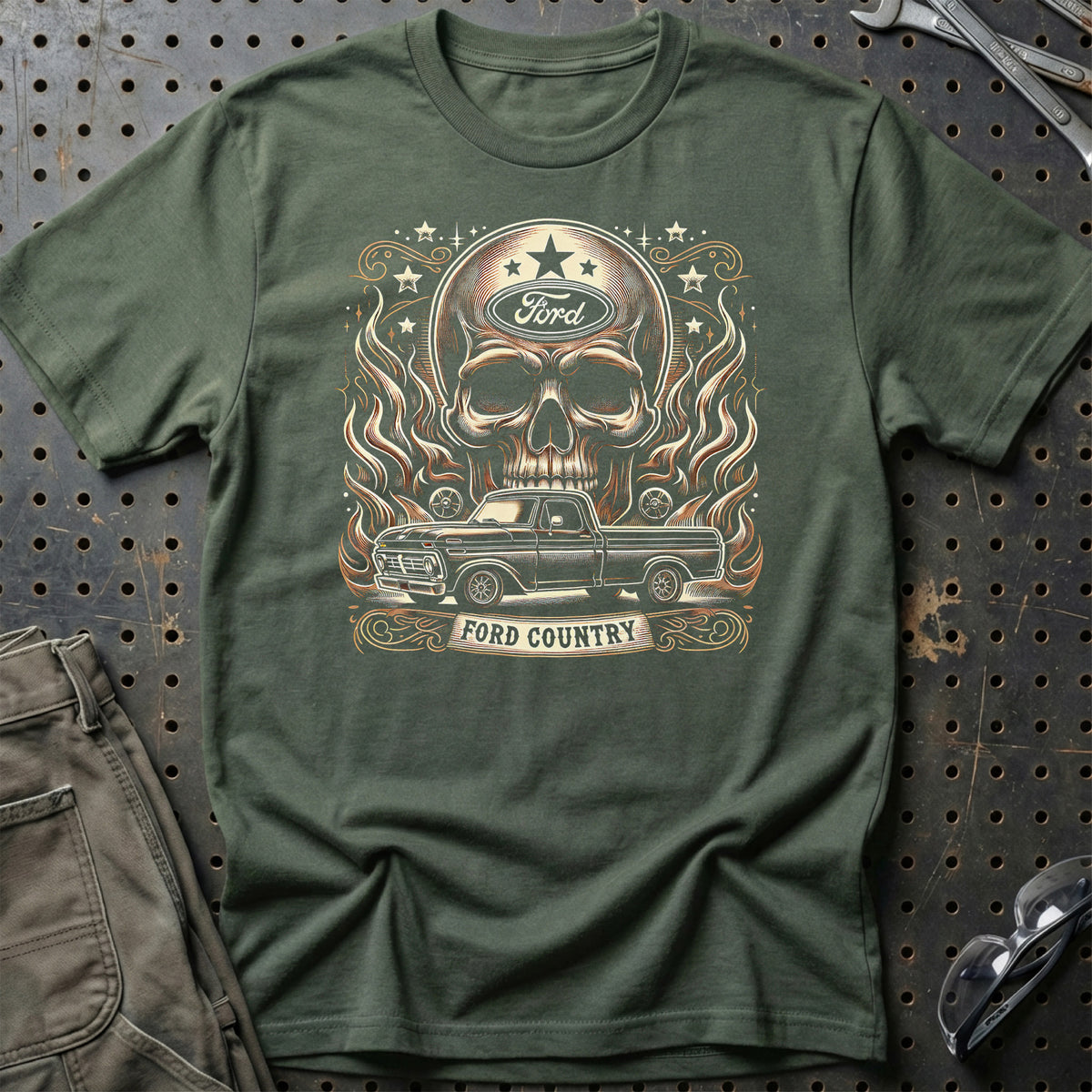 
Ford F - Ford Country T-Shirt – Grøn Militær