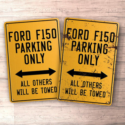 Ford F150 Parking Only Skilte, Musemåtte, Dørmåtte , Plakat-Parking skilte-Ford-Garage Culture Shop- garage - man cave - merchandise