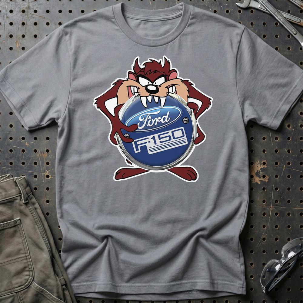 Ford F150 TAZ T-Shirt-Beklædning-Ford-Grå Sport-S-Garage Culture Shop- garage - man cave - merchandise