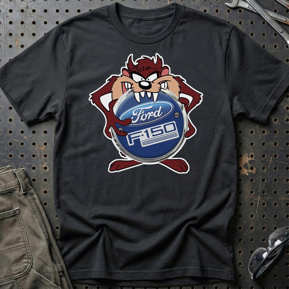 Ford F150 TAZ T-Shirt-Beklædning-Ford-Sort-S-Garage Culture Shop- garage - man cave - merchandise