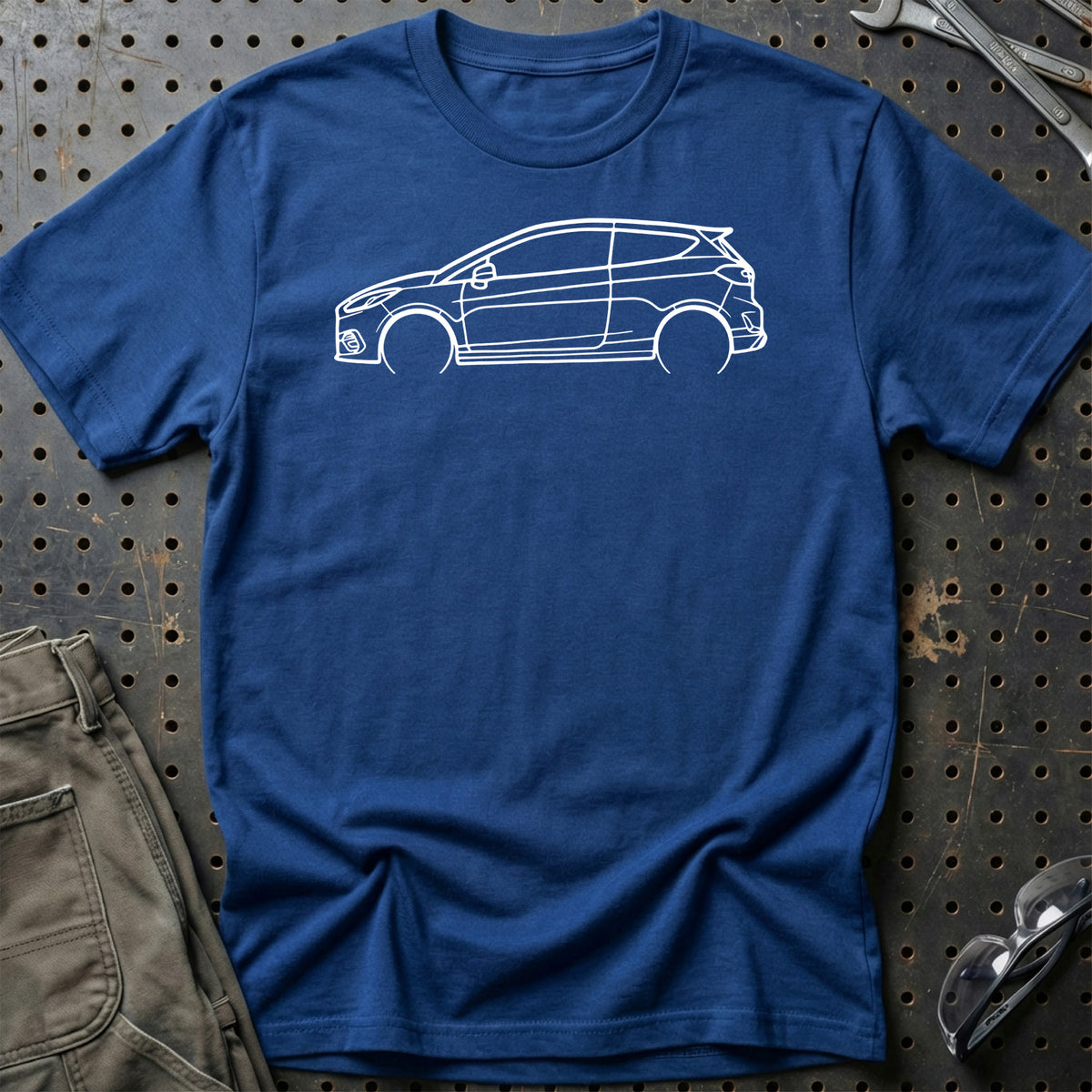 
Produktbillede af Ford Fiesta ST 2018 Outline T-Shirt