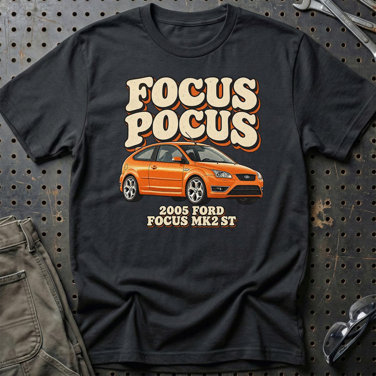 
Ford Focus Mk2 ST 2005 – Focus Pocus T-Shirt – Sort
