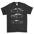 Ford Mustang 1969 Boss 429 T-Shirt-Beklædning-Ford-Sort-S-Garage Culture Shop- garage - man cave - merchandise