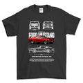 Ford Mustang Fastback 1965 T-Shirt-Beklædning-Ford-Sort-S-Garage Culture Shop- garage - man cave - merchandise