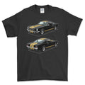 Ford Mustang Fastback Shelby GT350H Tribute 1965 T-Shirt-Beklædning-Ford-Sort-S-Garage Culture Shop- garage - man cave - merchandise