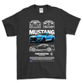 Ford Mustang GT500 T-Shirt-Beklædning-Ford-Sort-S-Garage Culture Shop- garage - man cave - merchandise