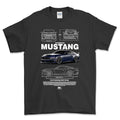 Ford Mustang dark Horse T-Shirt-Beklædning-Ford-Sort-S-Garage Culture Shop- garage - man cave - merchandise