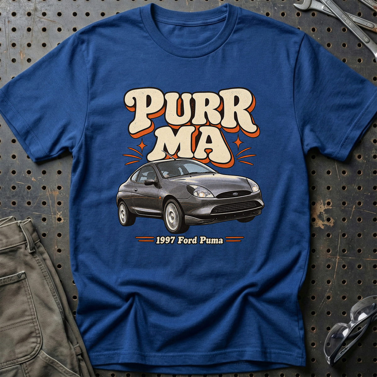 
Ford Puma 1997 – Purr Ma T-Shirt – Blå Royal
