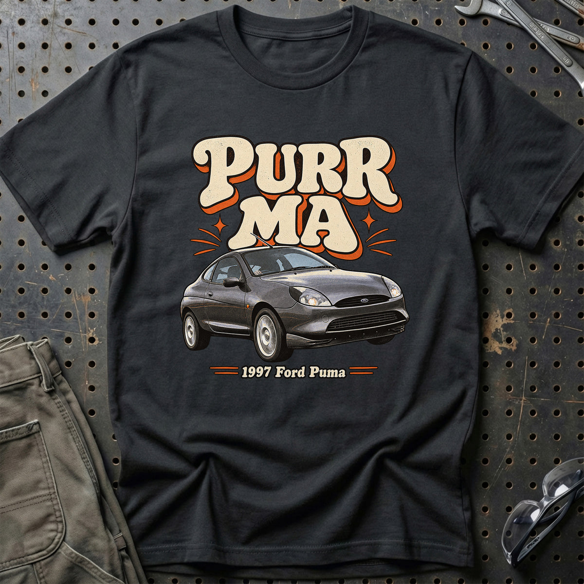 
Ford Puma 1997 – Purr Ma T-Shirt – Sort