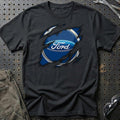 Ford Ripped T-Shirt-Beklædning-Ford-Sort-S-Garage Culture Shop- garage - man cave - merchandise