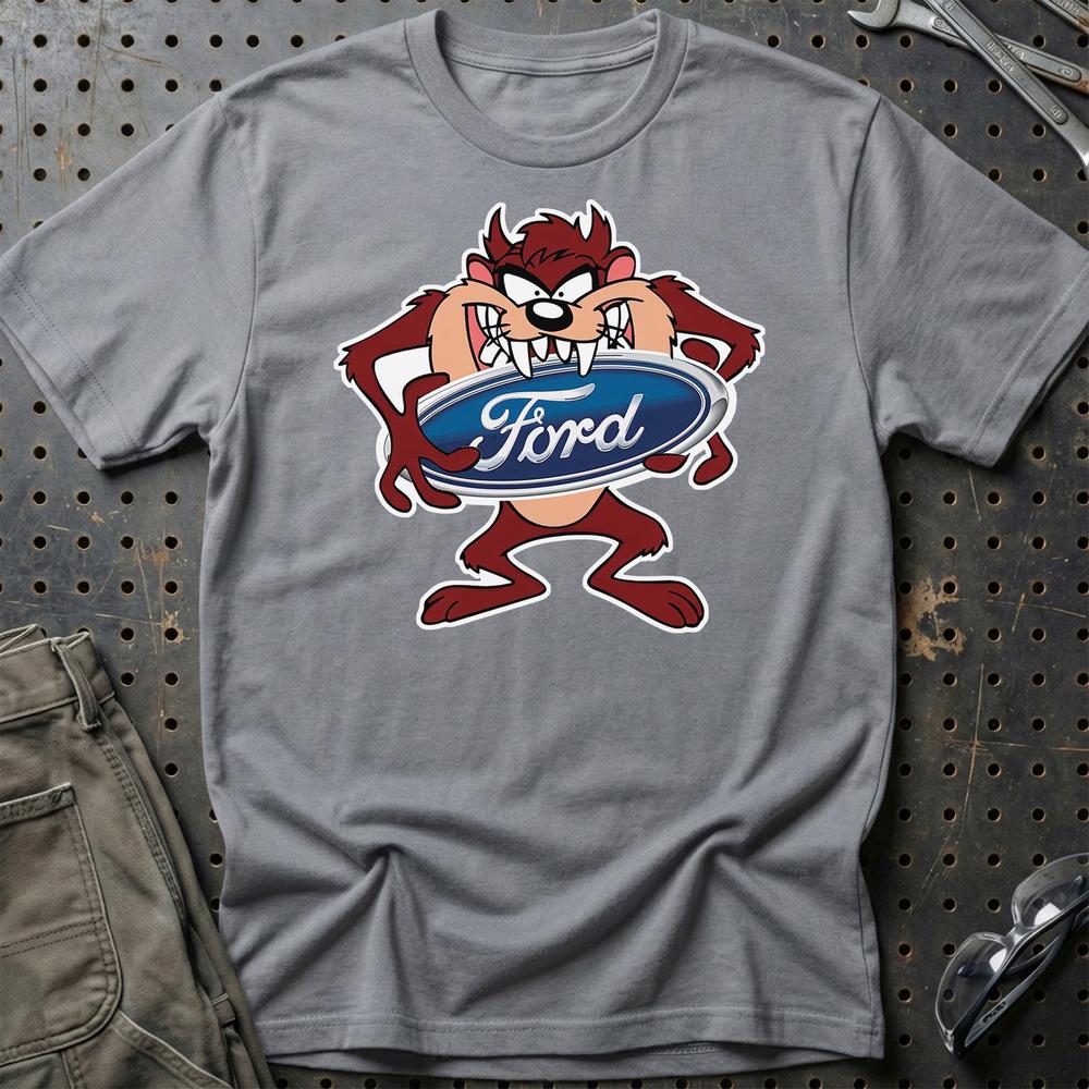 Ford TAZ T-Shirt-Beklædning-Ford-Grå Sport-S-Garage Culture Shop- garage - man cave - merchandise