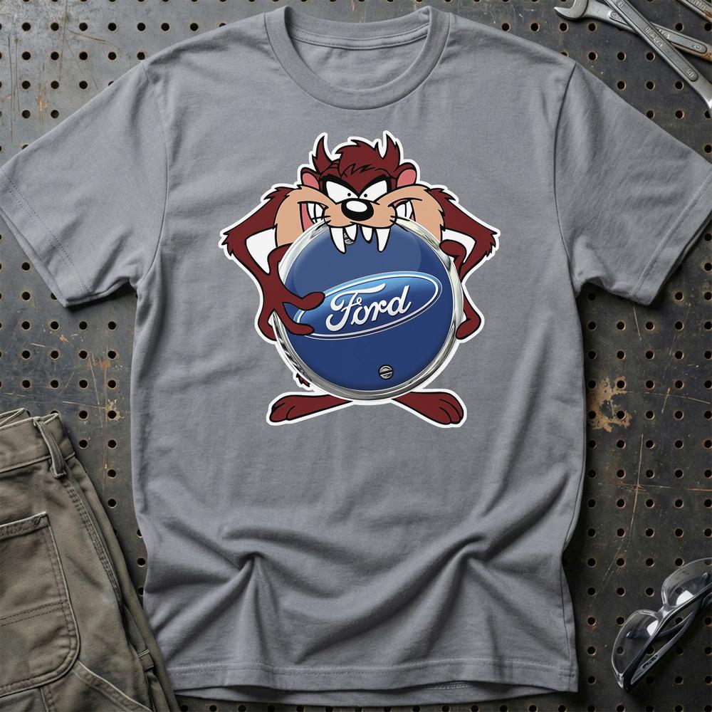 Ford TAZ T-Shirt-Beklædning-Ford-Grå Sport-S-Garage Culture Shop- garage - man cave - merchandise