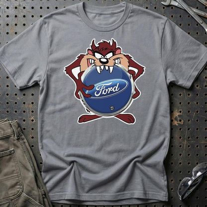 Ford TAZ Unisex T-Shirt , Bomuld-Beklædning-Ford-Grå Sport-S-Garage Culture Shop- garage - man cave - merchandise