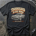 
Ford Thunderbird 1955 – Thunderbird Is the Word T-Shirt – Sort
