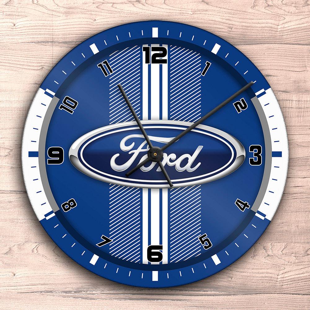 Ford Vægur Rundt-Clock-Ford-Garage Culture Shop- garage - man cave - merchandise