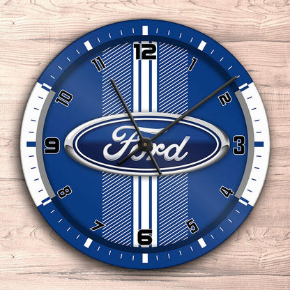Ford Vægur Rundt-Clock-Ford-Garage Culture Shop- garage - man cave - merchandise
