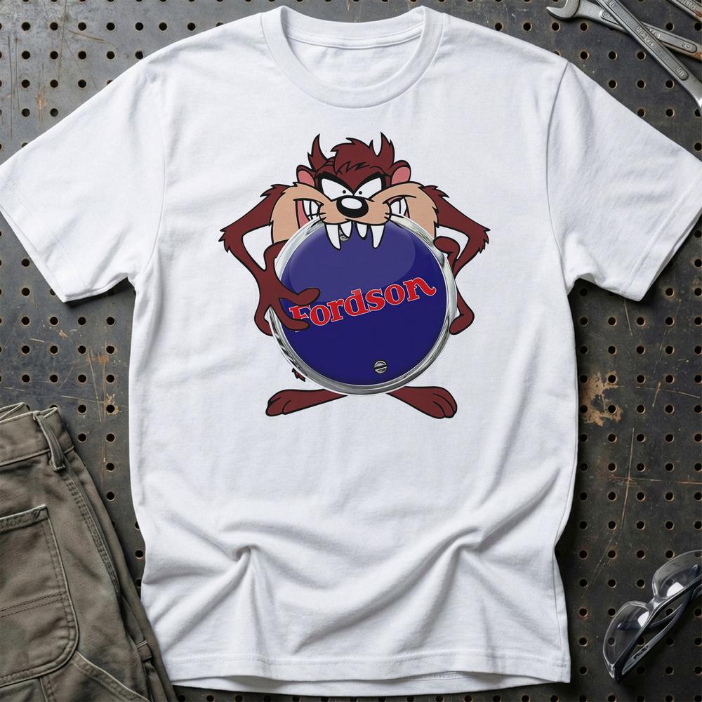 Fordson TAZ T-Shirt-Beklædning-Fordson-Hvid-S-Garage Culture Shop- garage - man cave - merchandise