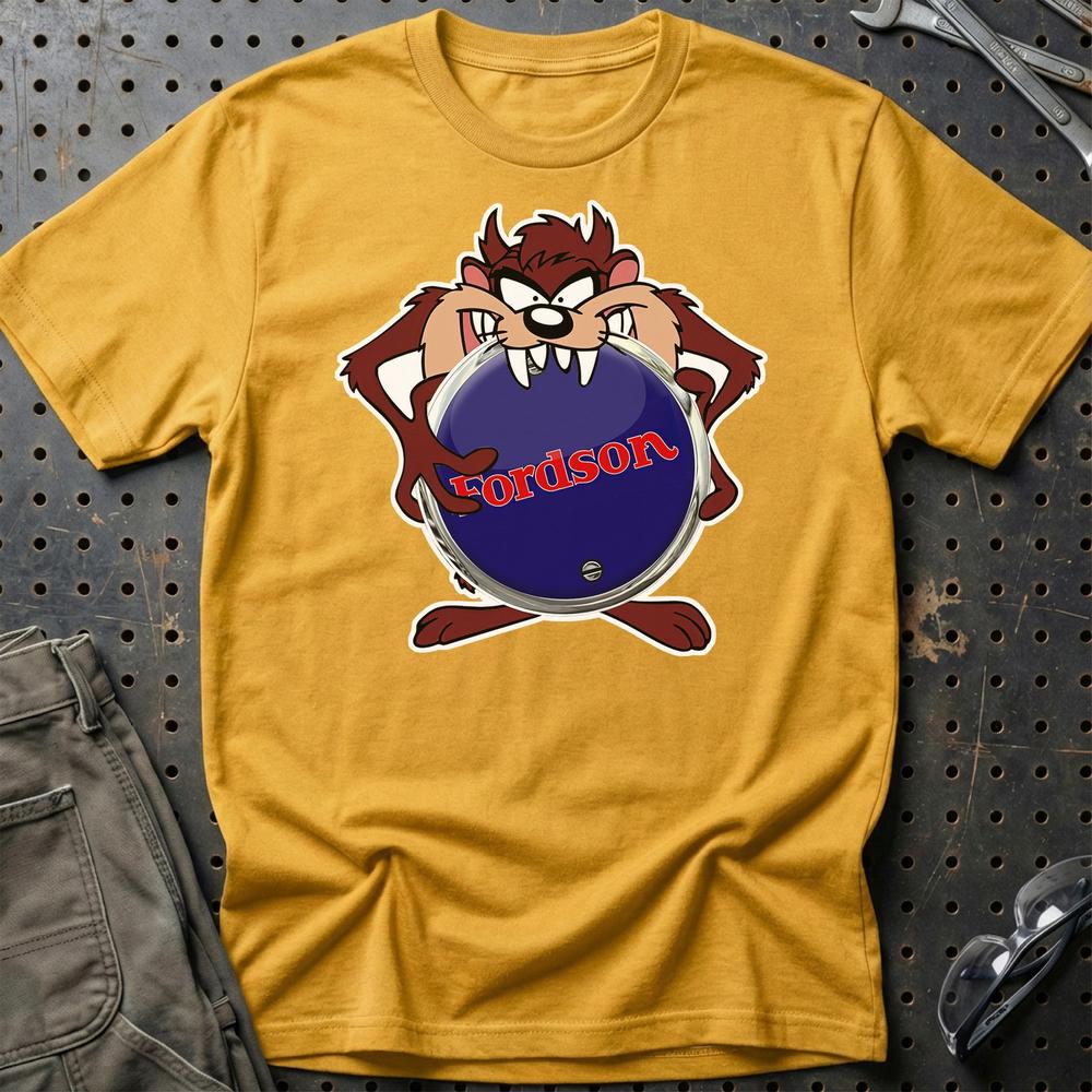 Fordson TAZ T-Shirt-Beklædning-Fordson-Guld-S-Garage Culture Shop- garage - man cave - merchandise