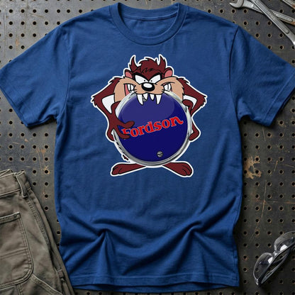 Fordson TAZ Unisex T-Shirt , Bomuld-Beklædning-Fordson-Blå Royal-S-Garage Culture Shop- garage - man cave - merchandise