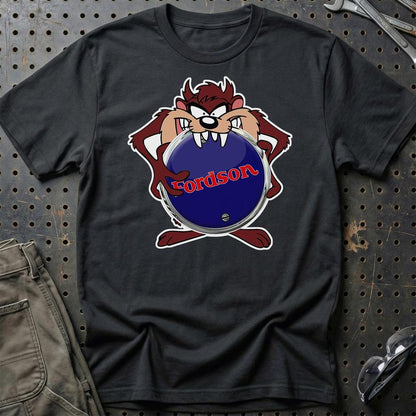 Fordson TAZ Unisex T-Shirt , Bomuld-Beklædning-Fordson-Sort-S-Garage Culture Shop- garage - man cave - merchandise