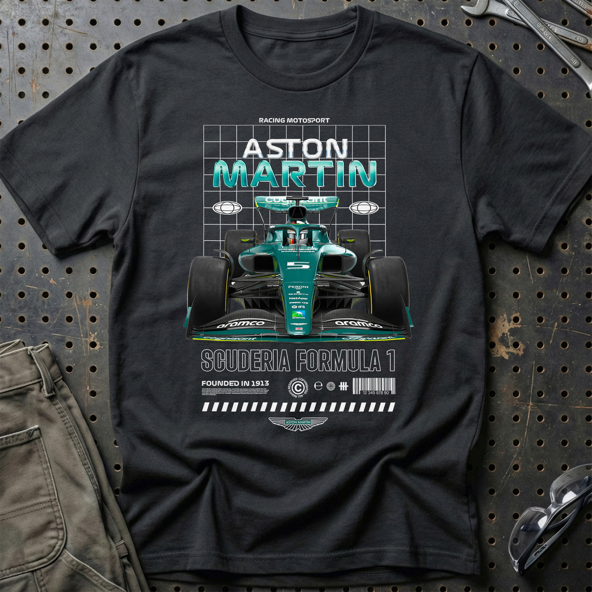 
Formula 1 Aston Martin T-Shirt – Sort