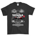 Formula 1 Ayrton Senna T-Shirt-Beklædning-Formula 1-Sort-S-Garage Culture Shop- garage - man cave - merchandise