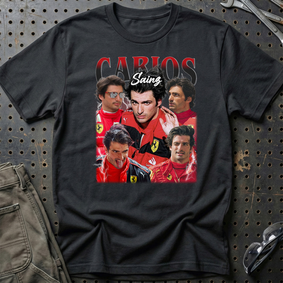 
Formula 1 Carlos Sainz Unisex T-Shirt – Sort