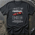 Formula 1 Ferrari Scuderia T-Shirt-Beklædning-Formula 1-Sort-S-Garage Culture Shop- garage - man cave - merchandise