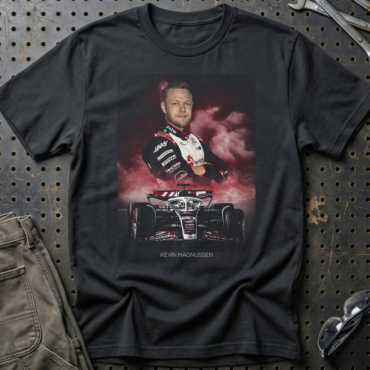 
Formula 1 Kevin Magnussen Unisex T-Shirt – Sort