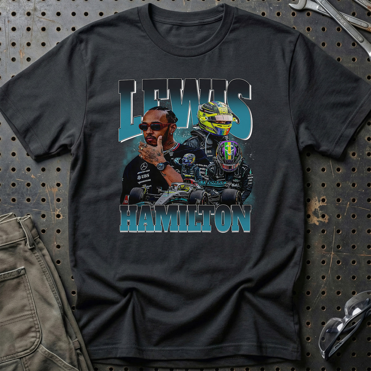 
Formula 1 Lewis Hamilton Unisex T-Shirt – Sort