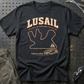 
Formula 1 Lusail – Triple Apex. Zero Rest. Unisex T-Shirt – Sort