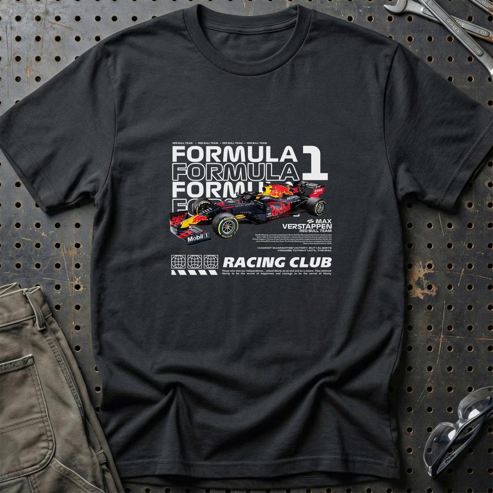 Formula 1 Max Verstappen T-Shirt-Beklædning-Formula 1-Sort-S-Garage Culture Shop- garage - man cave - merchandise