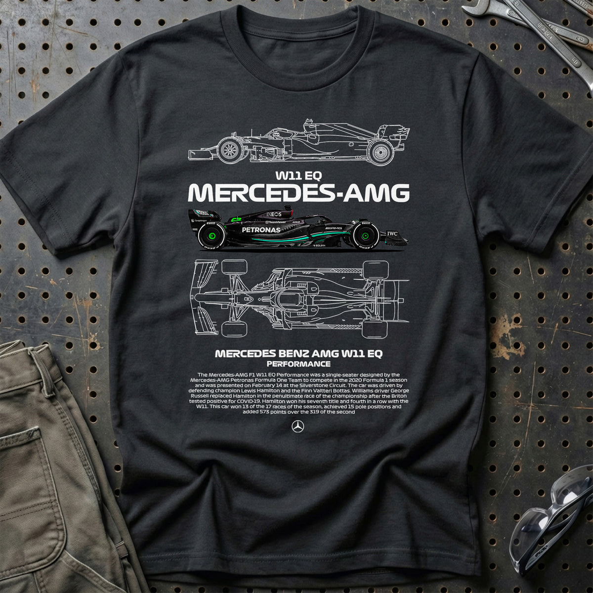 
Formula 1 Mercedes AMG T-Shirt – Sort