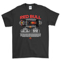 Formula 1 Red Bull T-Shirt-Beklædning-Formula 1-Sort-S-Garage Culture Shop- garage - man cave - merchandise