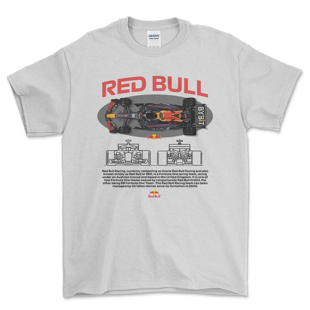Formula 1 Red Bull - Unisex T-Shirt , Bomuld-Beklædning-Formula 1-Hvid-S-Forside-Garage Culture Shop- garage - man cave - merchandise
